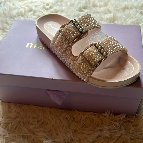 Madden Girl Shoes Teddy Pearl Petal Pink Sandals Poshmark